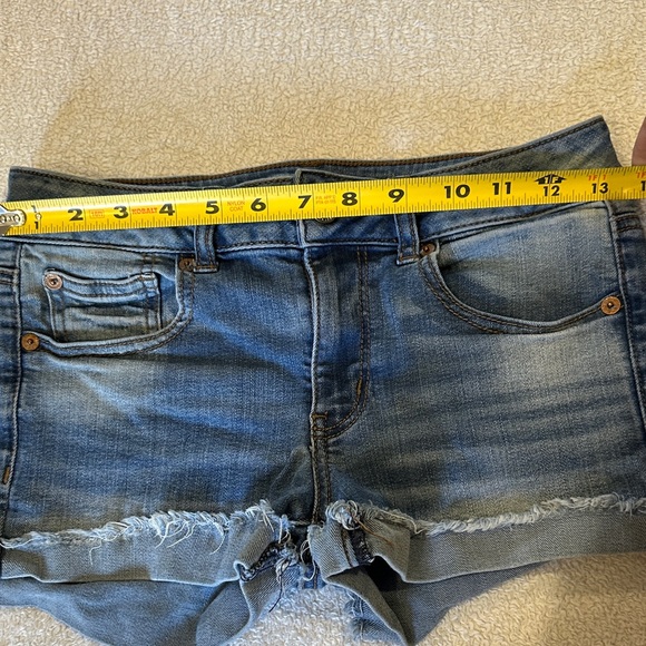 AE- Denim Blue Women's Shorts 4 - Picture 6 of 8